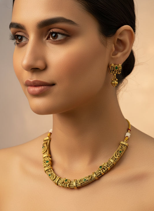 Temple jewelry Necklace Set