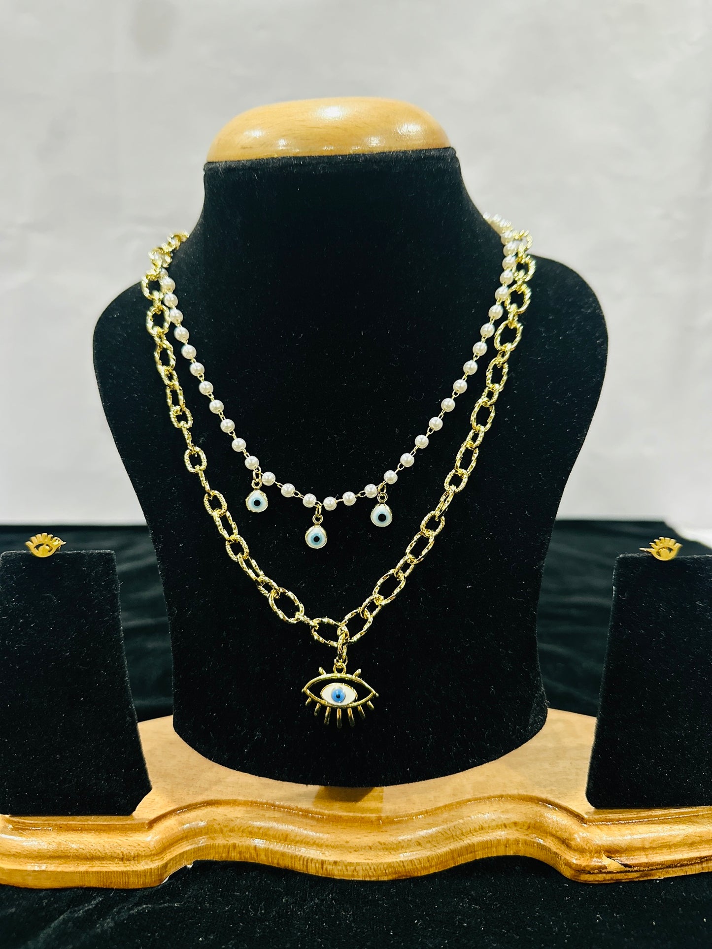 Evil Eye Necklace Set